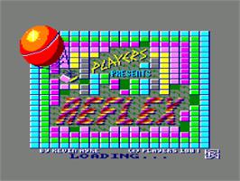 Title screen of Reflex on the Amstrad CPC.