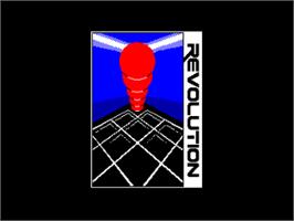 Title screen of Revolution on the Amstrad CPC.