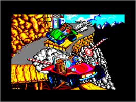 Title screen of Rock 'n Roller on the Amstrad CPC.