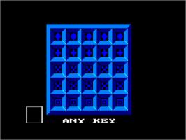 Title screen of Scramble on the Amstrad CPC.