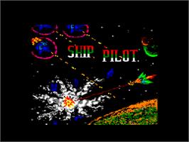 Title screen of Ship on the Amstrad CPC.