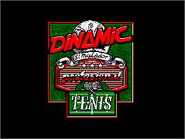 Title screen of Simulador Profesional de Tenis on the Amstrad CPC.
