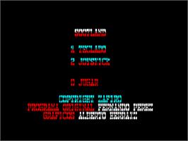 Title screen of Sootland on the Amstrad CPC.