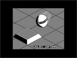 Title screen of Stop-Ball on the Amstrad CPC.