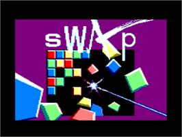 Title screen of Swap on the Amstrad CPC.