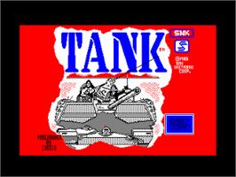 Title screen of Tank on the Amstrad CPC.