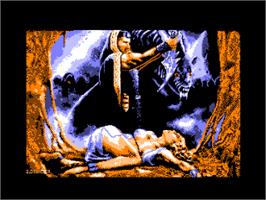 Title screen of Templos Sagrados, Los on the Amstrad CPC.