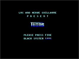 Title screen of Twins on the Amstrad CPC.
