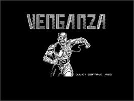 Title screen of Venganza De Johny Comomolo, La on the Amstrad CPC.