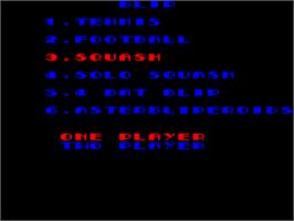 Title screen of Video Classics (Blip!) on the Amstrad CPC.