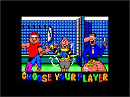 Title screen of Viz - The Game on the Amstrad CPC.