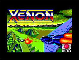 Title screen of Xenon on the Amstrad CPC.
