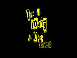 Title screen of Young Ones, The on the Amstrad CPC.