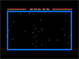Title screen of Zolyx on the Amstrad CPC.