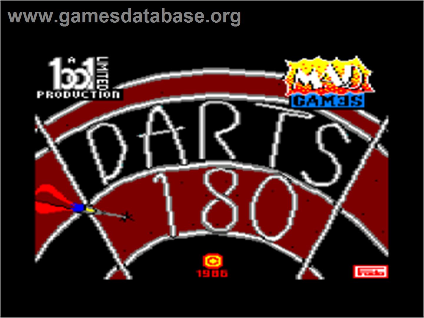 180 - Amstrad CPC - Artwork - Title Screen