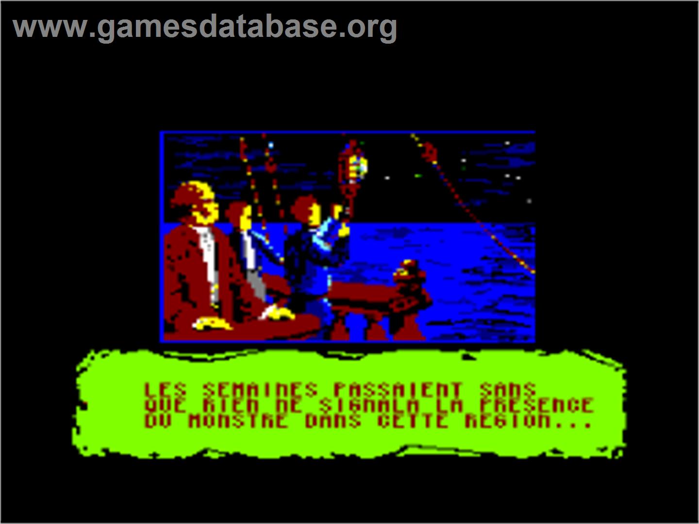 20,000 Leagues Under the Sea - Amstrad CPC - Artwork - Title Screen