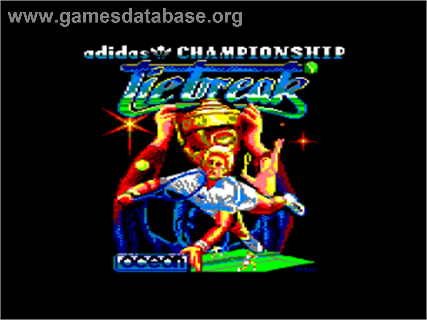 Adidas Championship Tie-Break - Amstrad CPC - Artwork - Title Screen