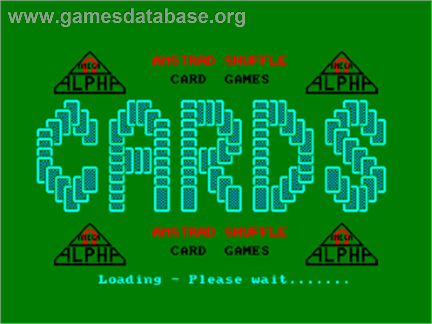 Amstrad Shuffle - Amstrad CPC - Artwork - Title Screen
