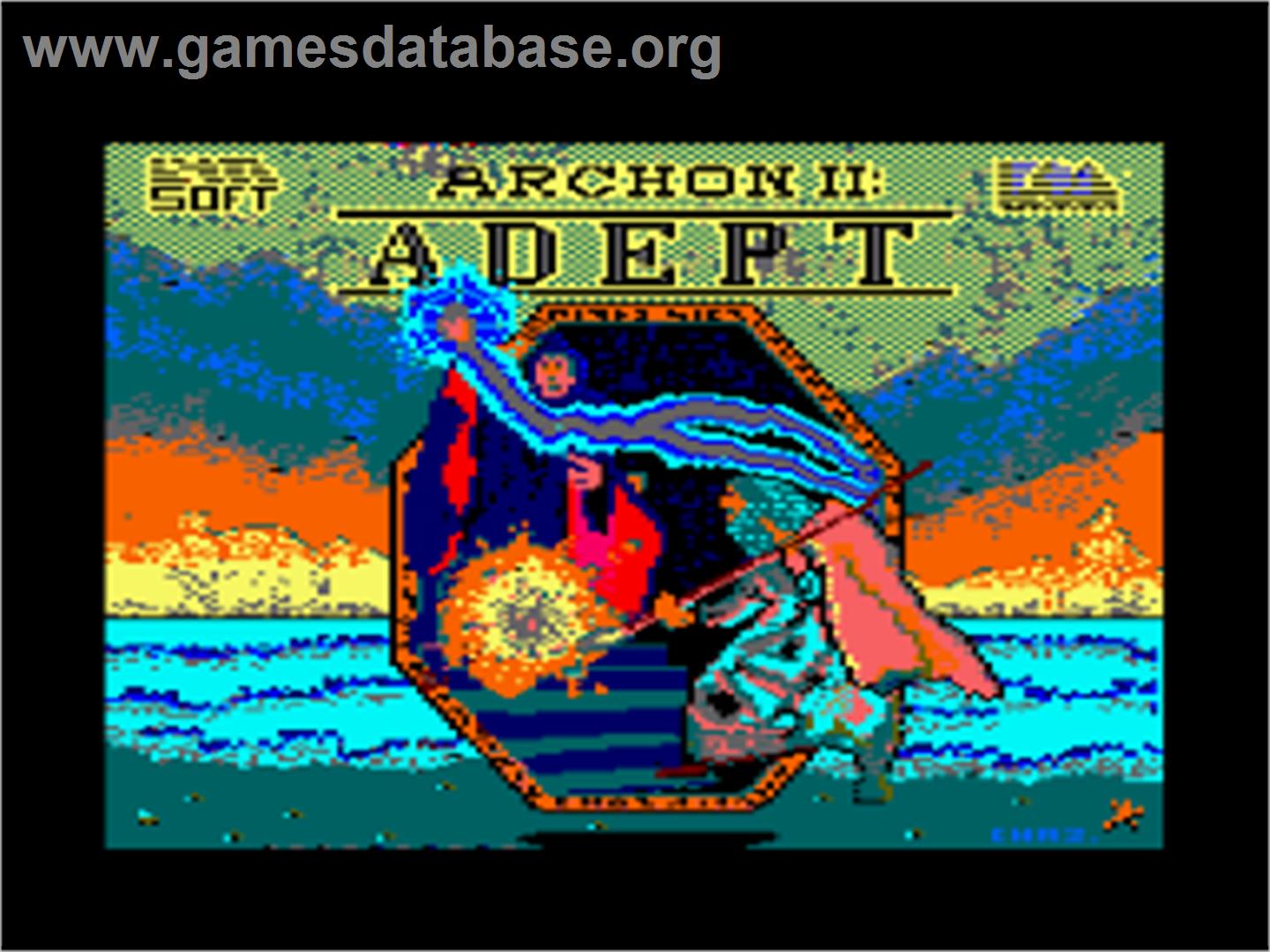 Archon 2: Adept - Amstrad CPC - Artwork - Title Screen