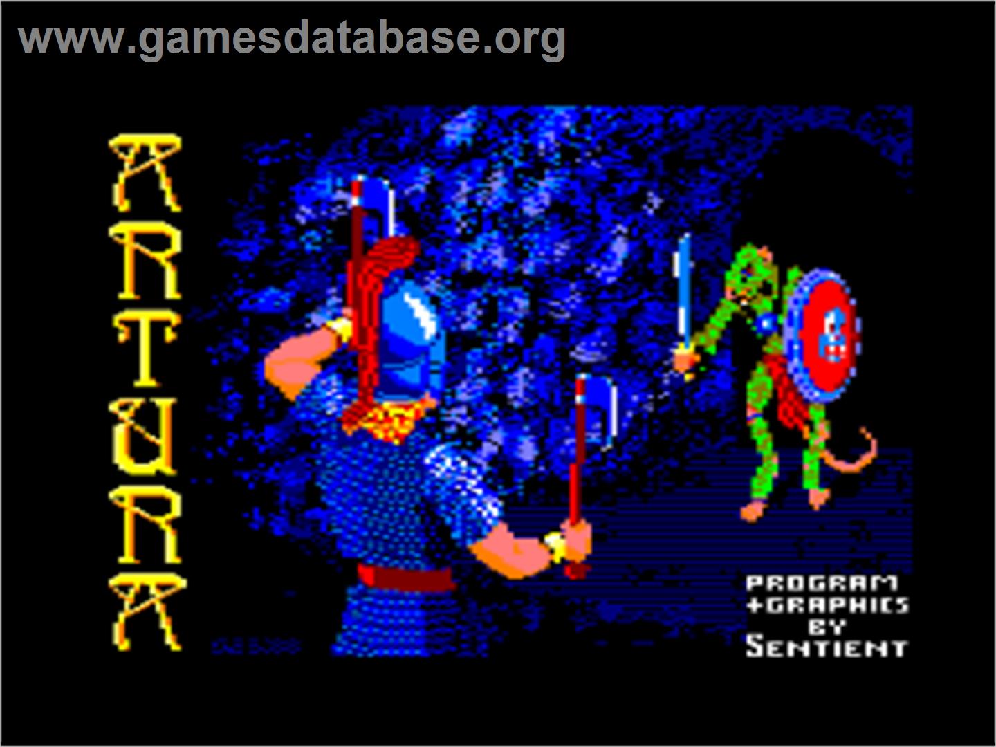 Artura - Amstrad CPC - Artwork - Title Screen