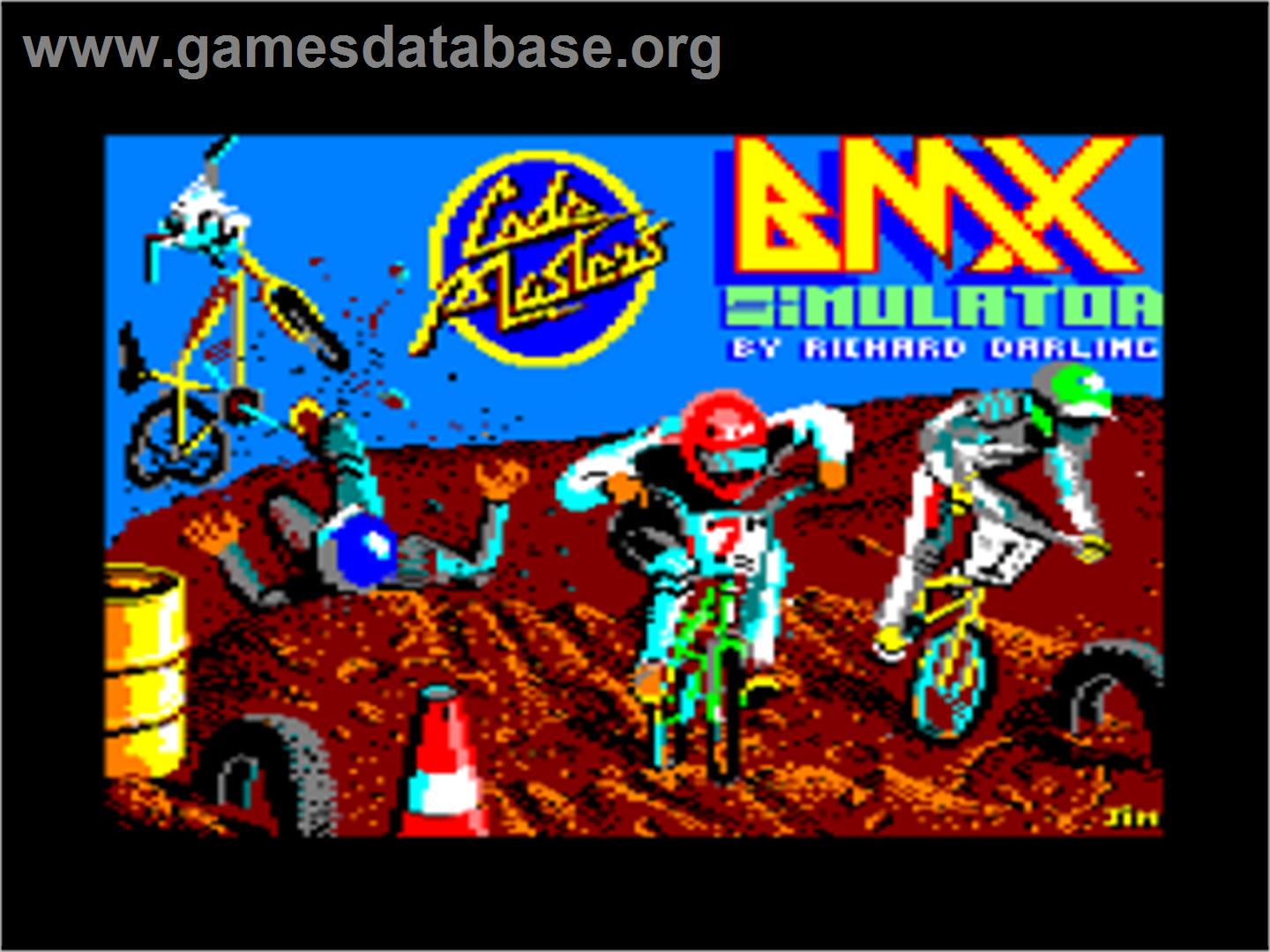 BMX Simulator - Amstrad CPC - Artwork - Title Screen
