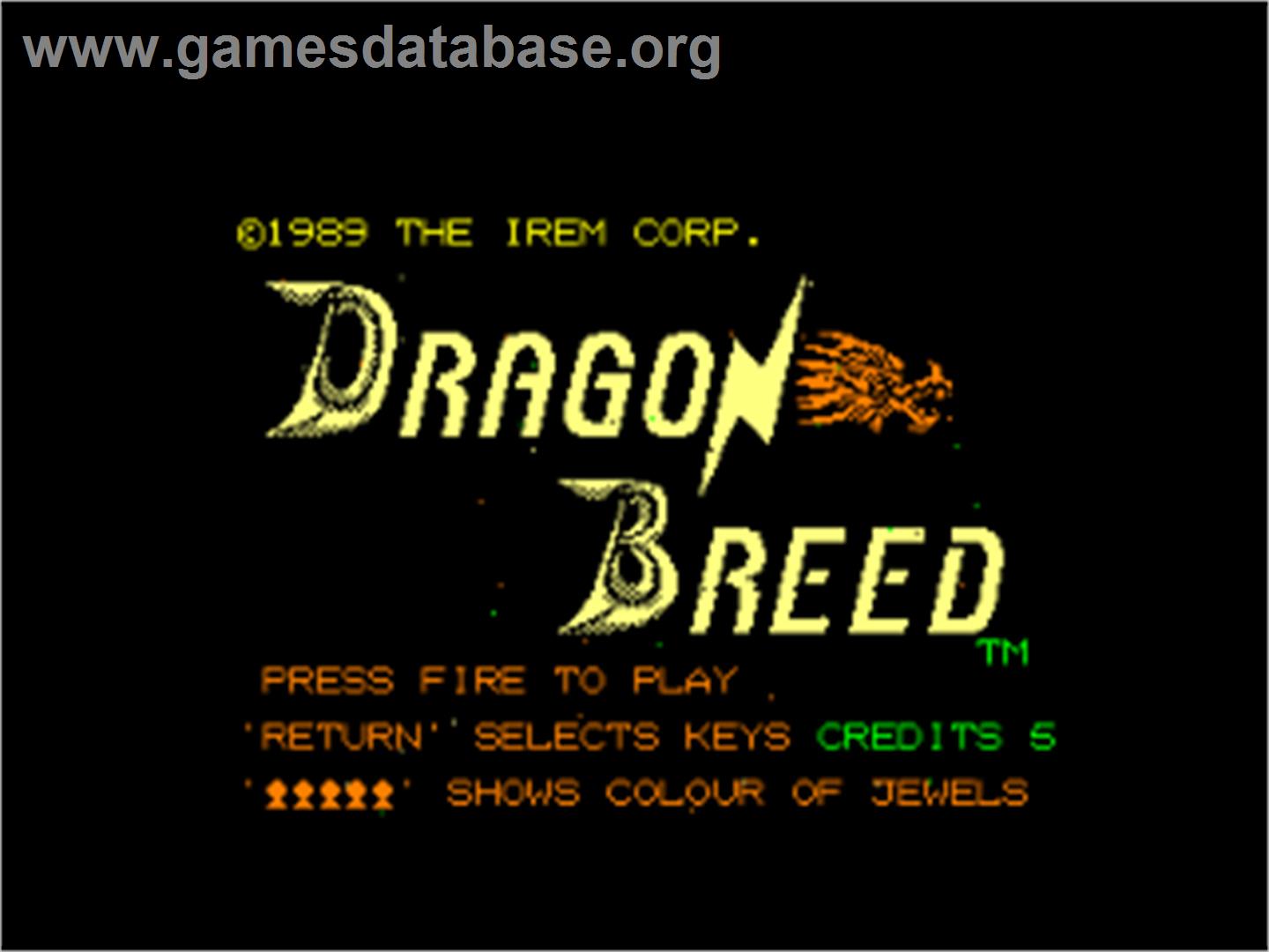Bad Dudes Vs Dragon Ninja - Amstrad CPC - Artwork - Title Screen