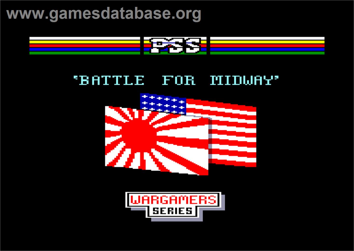 Battle For Midway - Amstrad CPC - Artwork - Title Screen