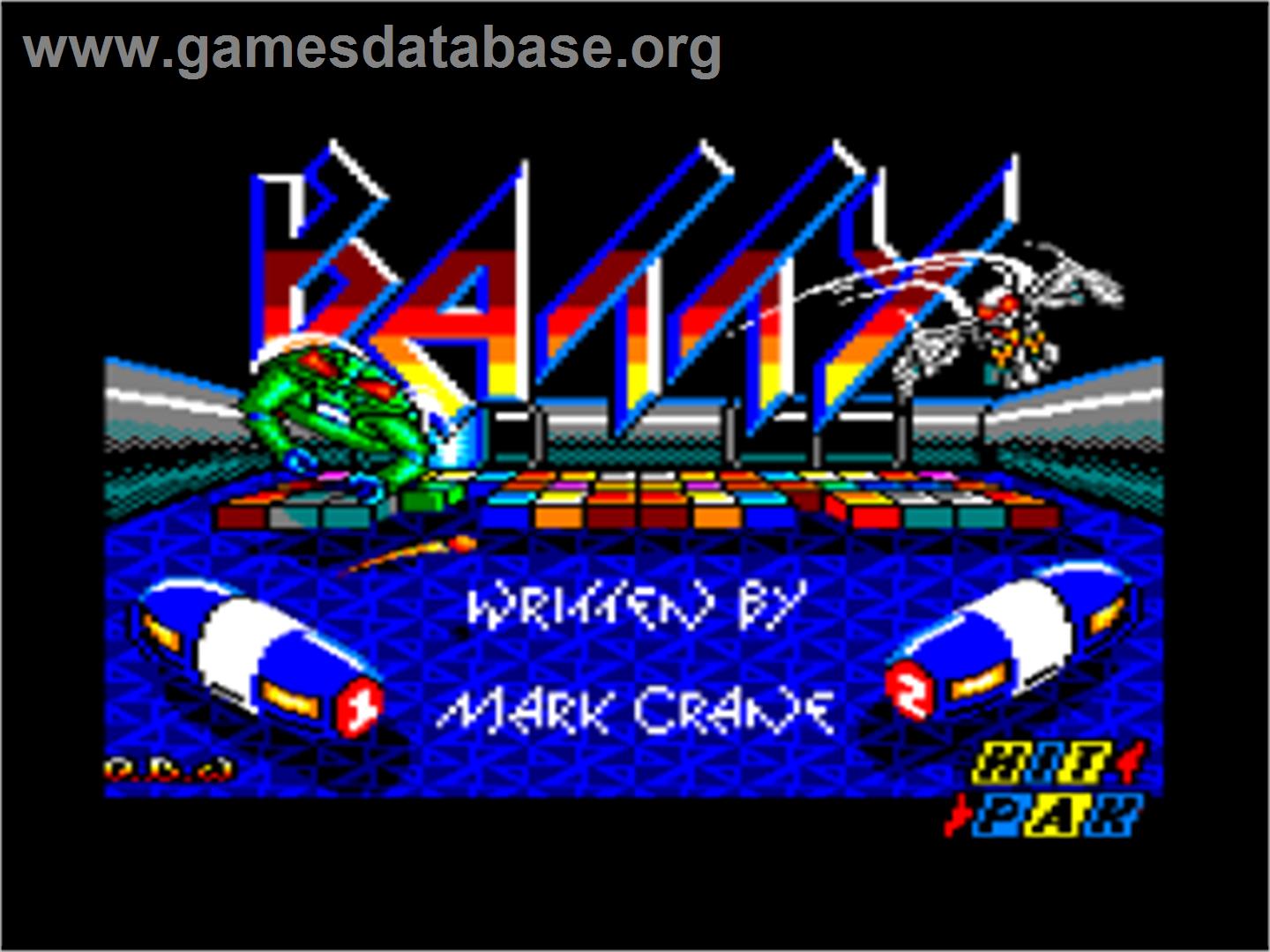 Batty - Amstrad CPC - Artwork - Title Screen