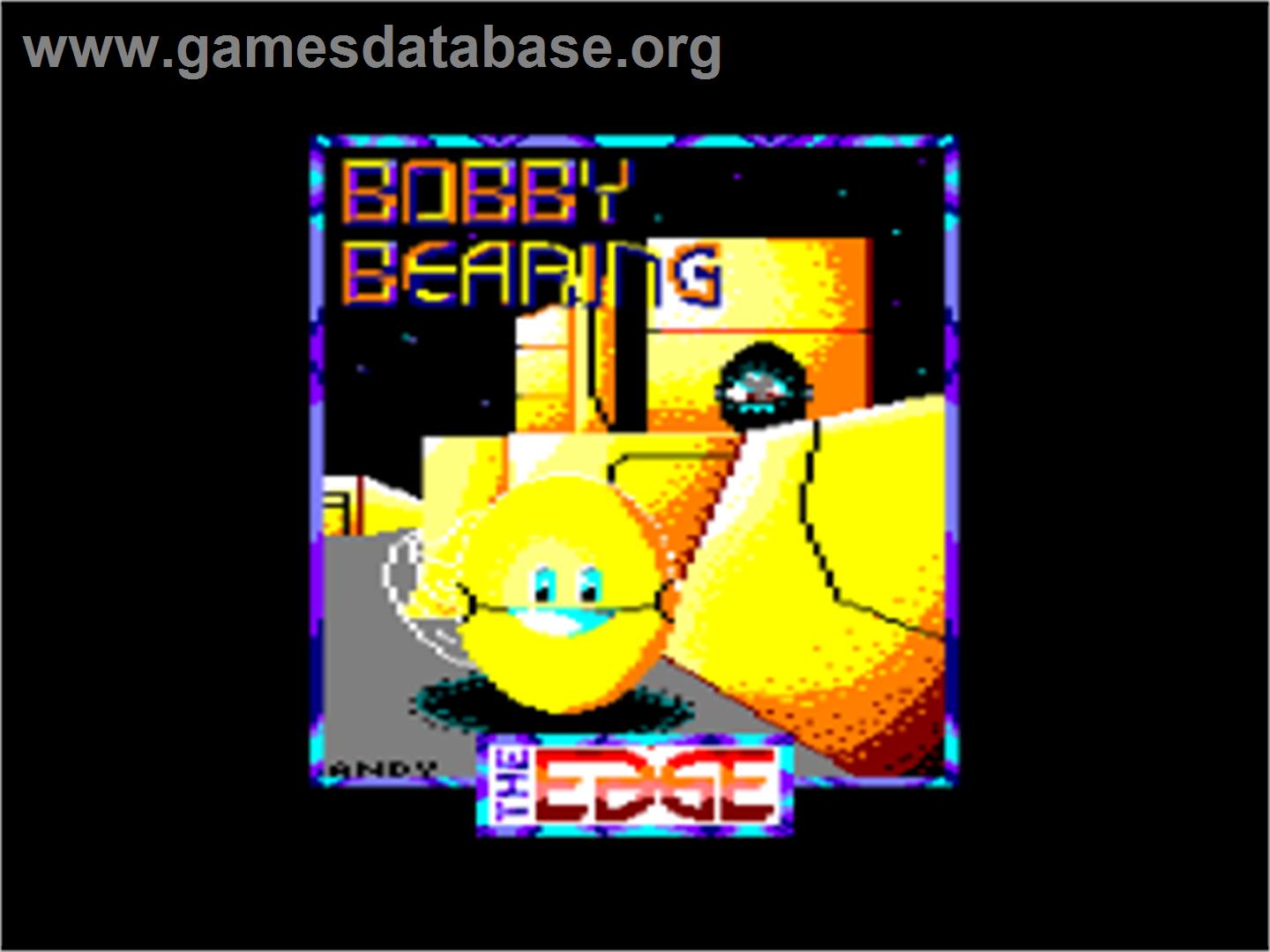 Bobby Bearing - Amstrad CPC - Artwork - Title Screen