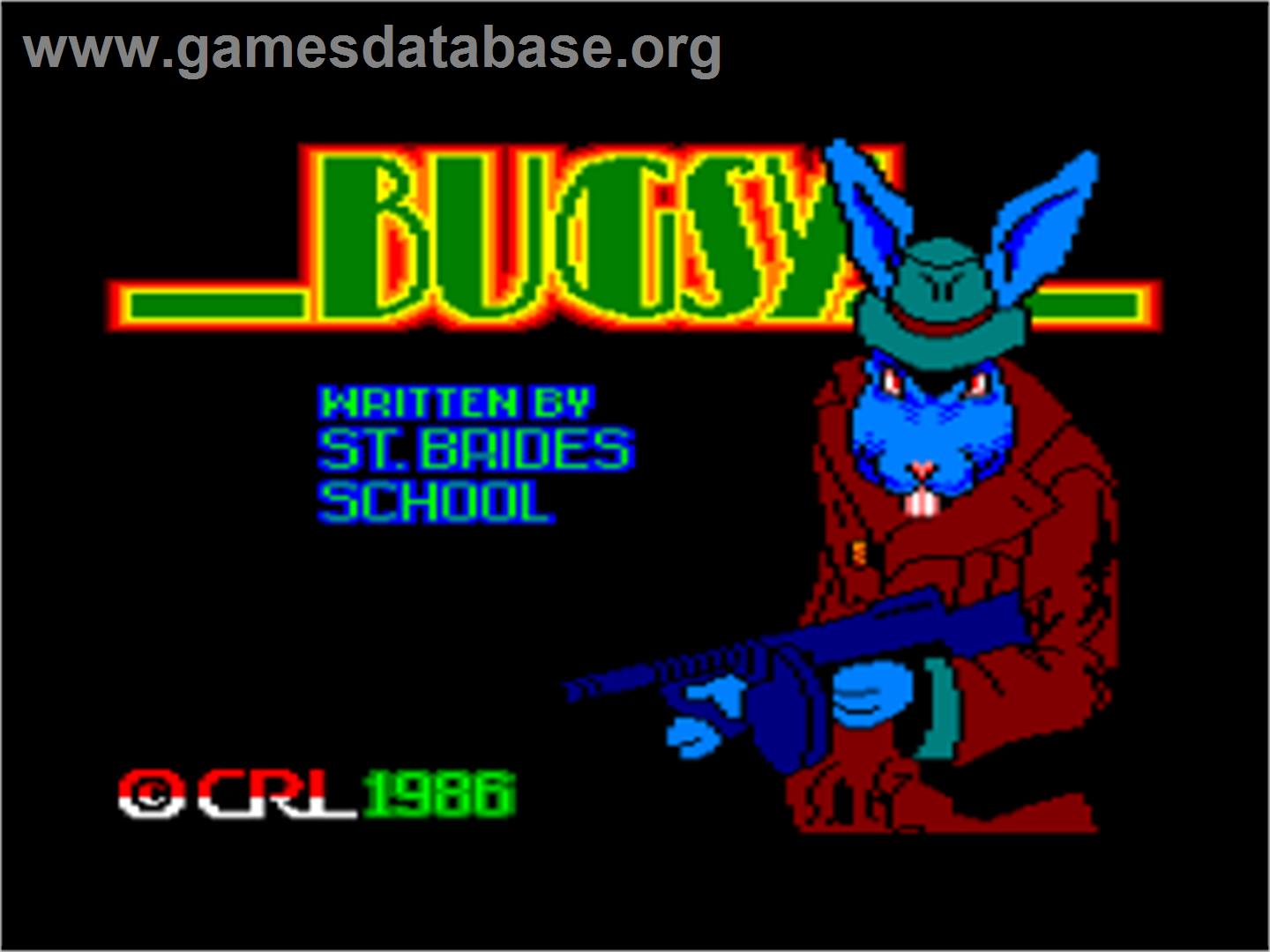 Bugsy - Amstrad CPC - Artwork - Title Screen
