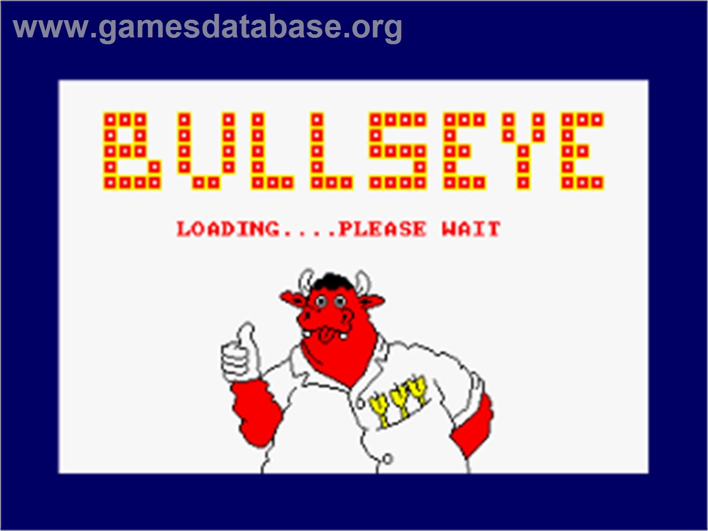 Bull's Eye - Amstrad CPC - Artwork - Title Screen