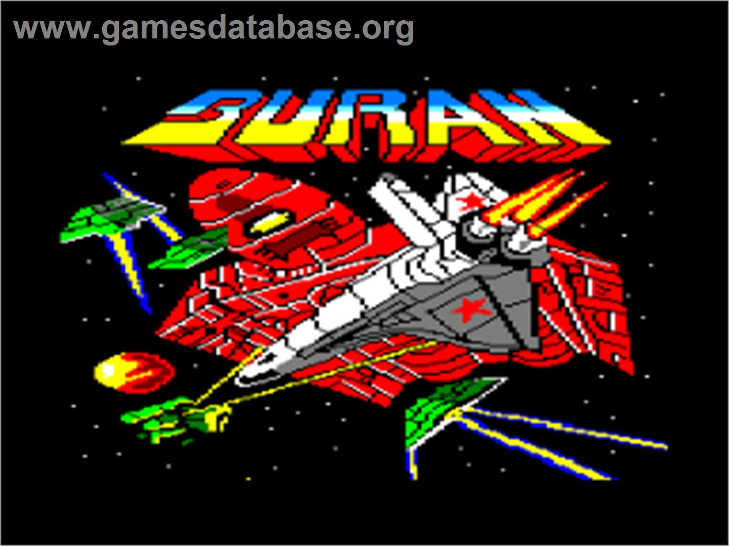 Buran - Amstrad CPC - Artwork - Title Screen