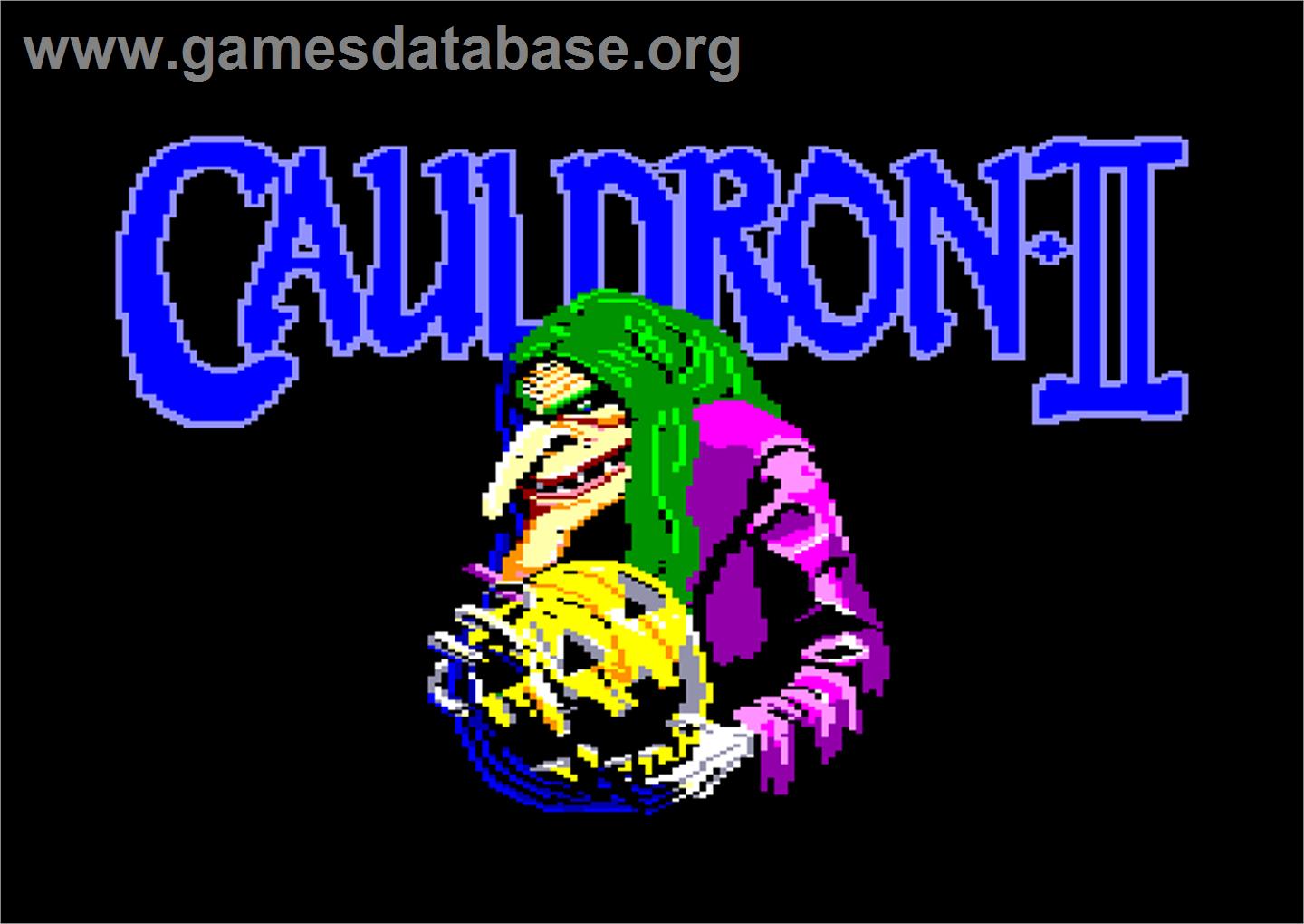Cauldron 2 - The Pumpkin Strikes Back - Amstrad CPC - Artwork - Title Screen
