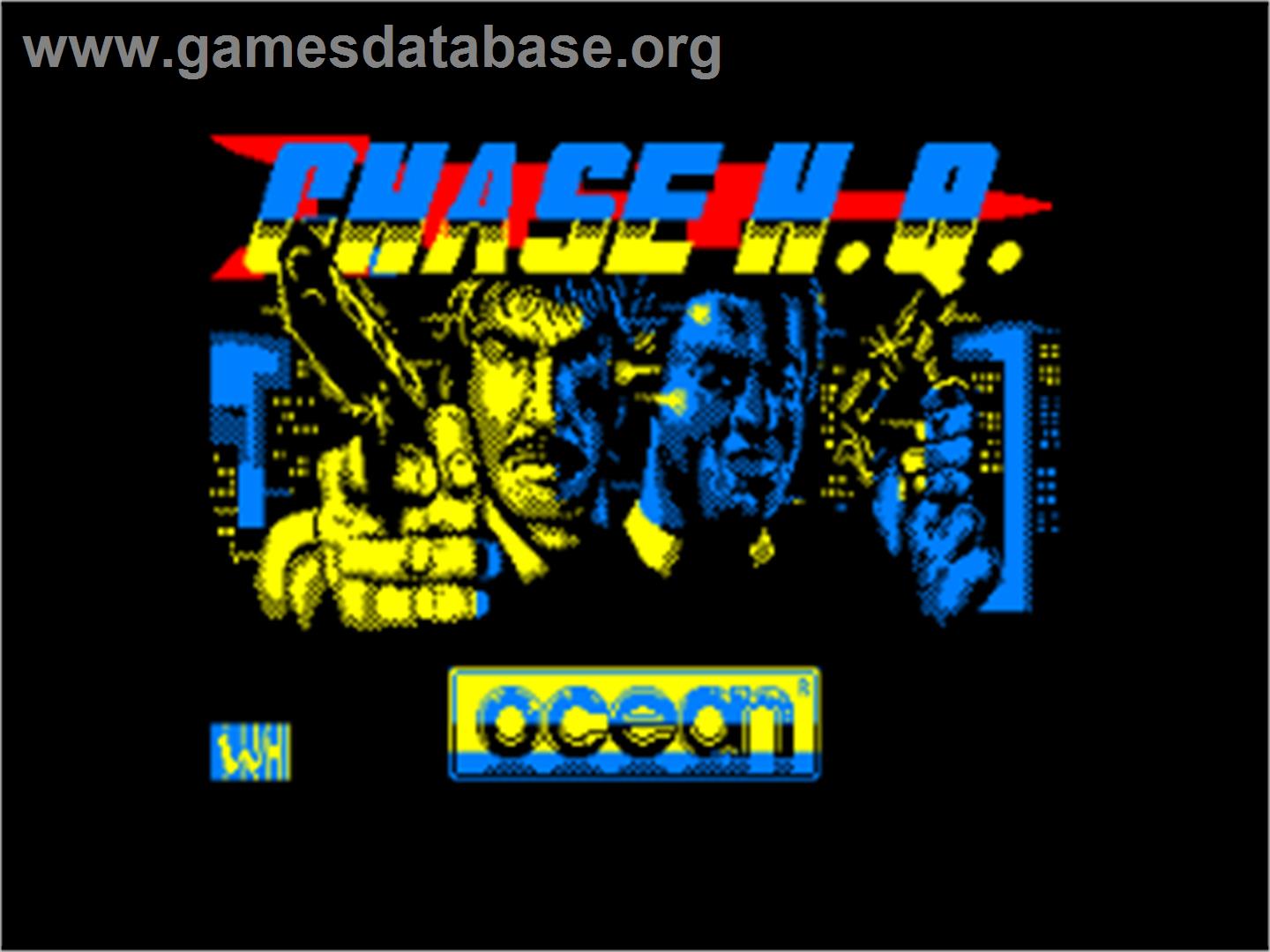 Chase H.Q. - Amstrad CPC - Artwork - Title Screen