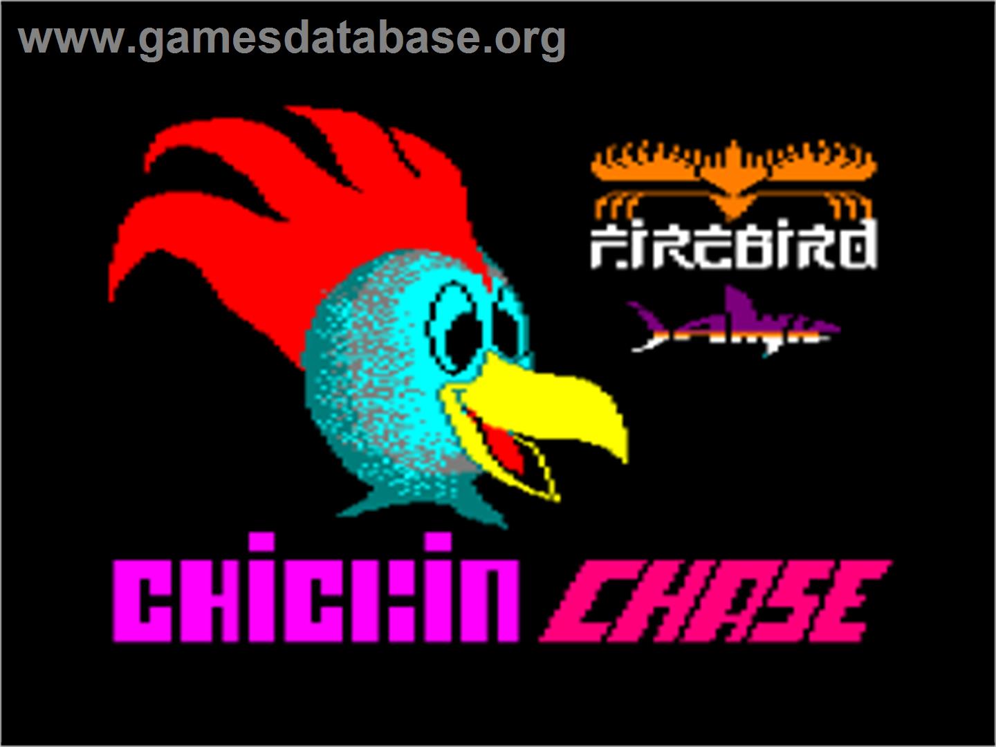 Chickin Chase - Amstrad CPC - Artwork - Title Screen