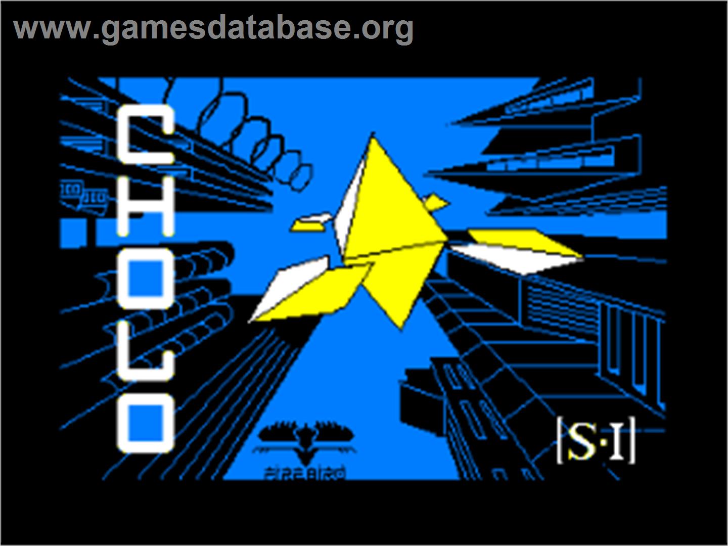 Cholo - Amstrad CPC - Artwork - Title Screen