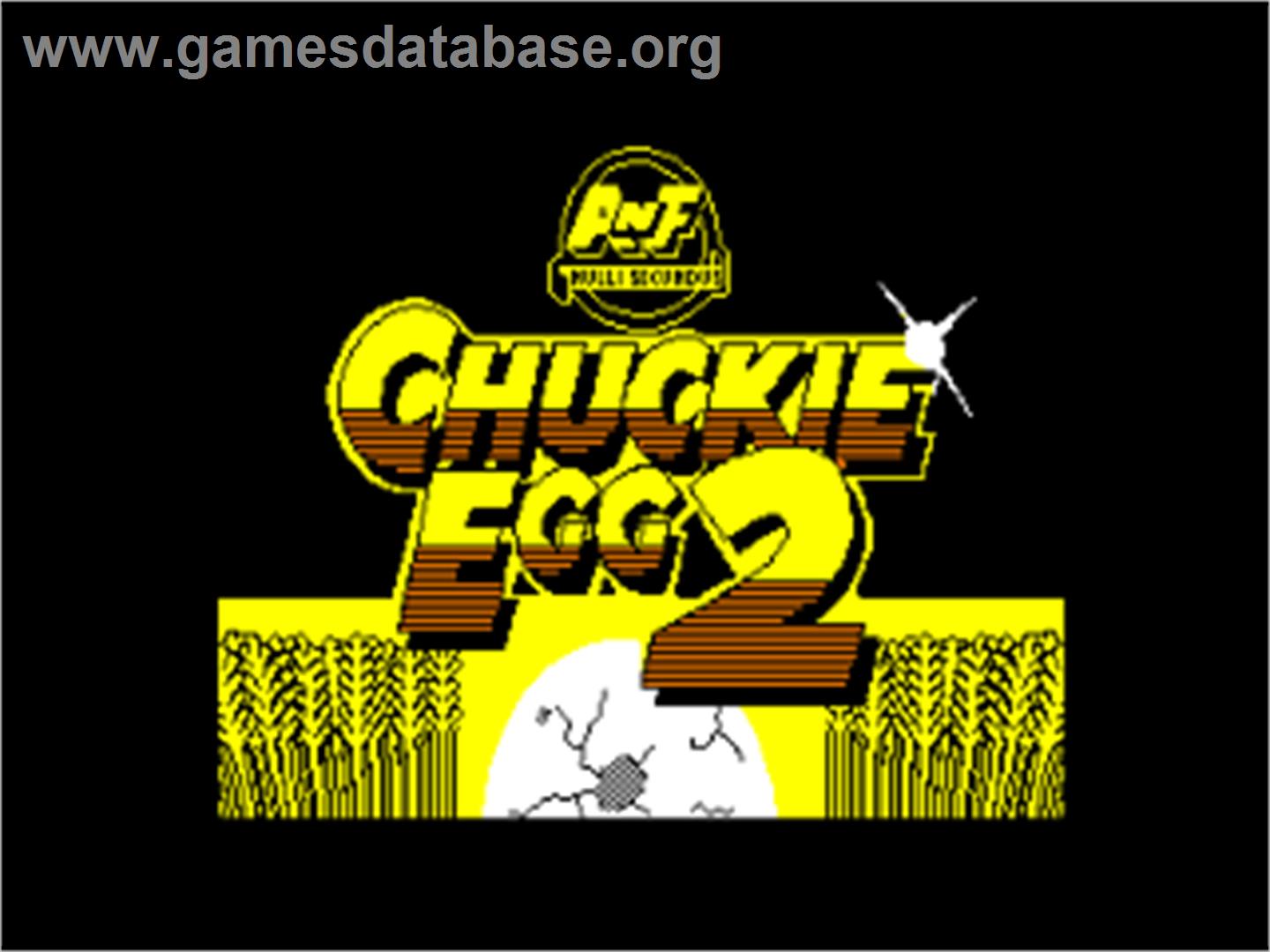 Chuckie Egg 2 - Amstrad CPC - Artwork - Title Screen