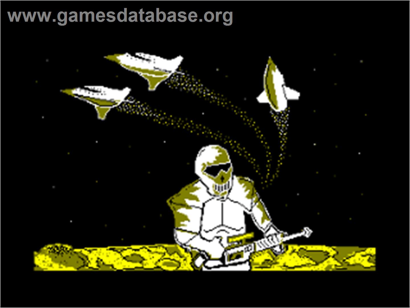 Classic Invaders - Amstrad CPC - Artwork - Title Screen