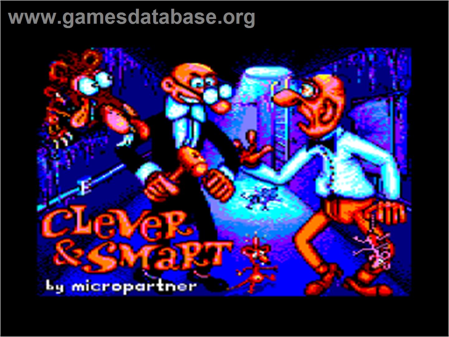 Clever and Smart - Amstrad CPC - Artwork - Title Screen