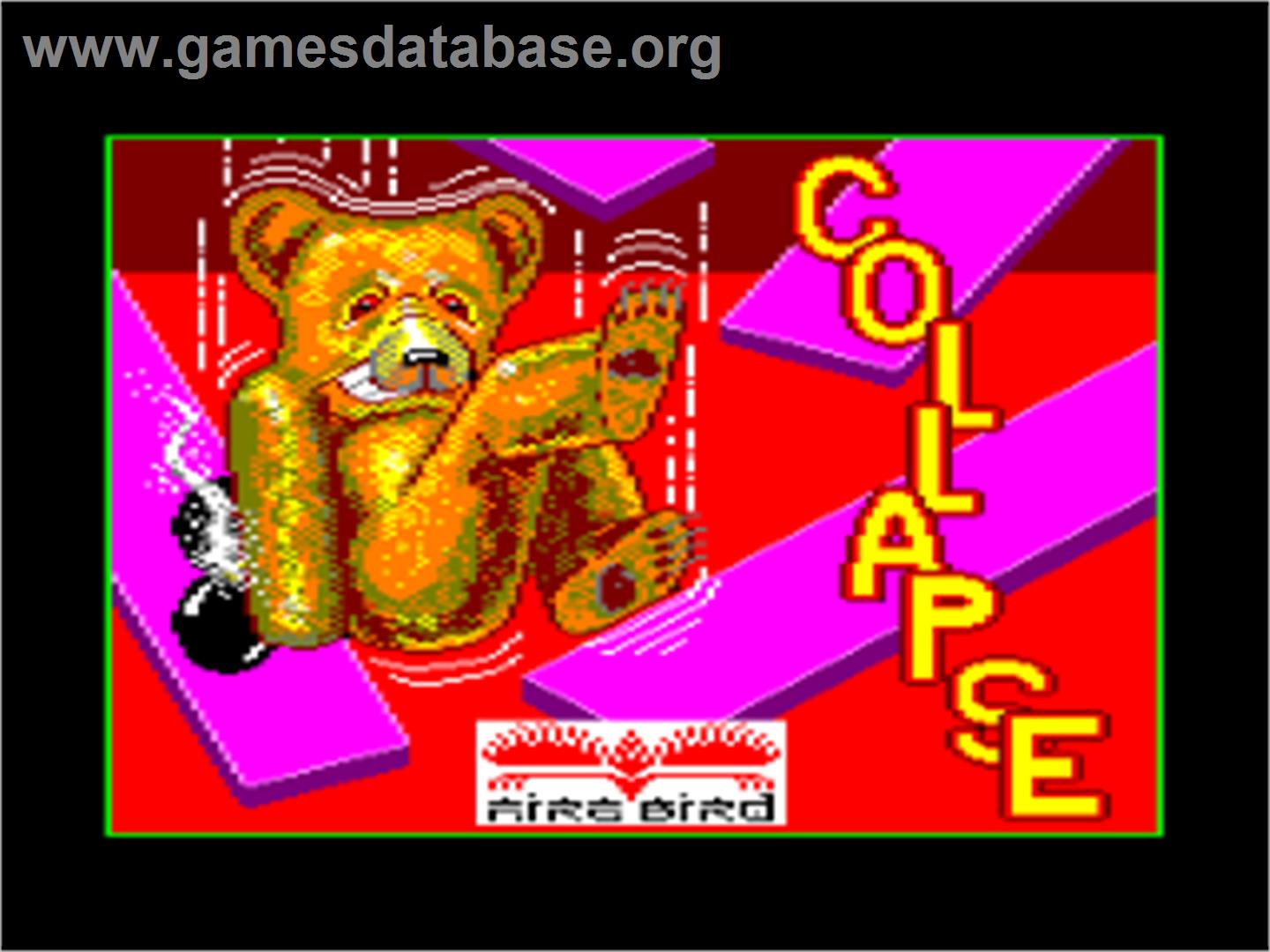 Collapse - Amstrad CPC - Artwork - Title Screen