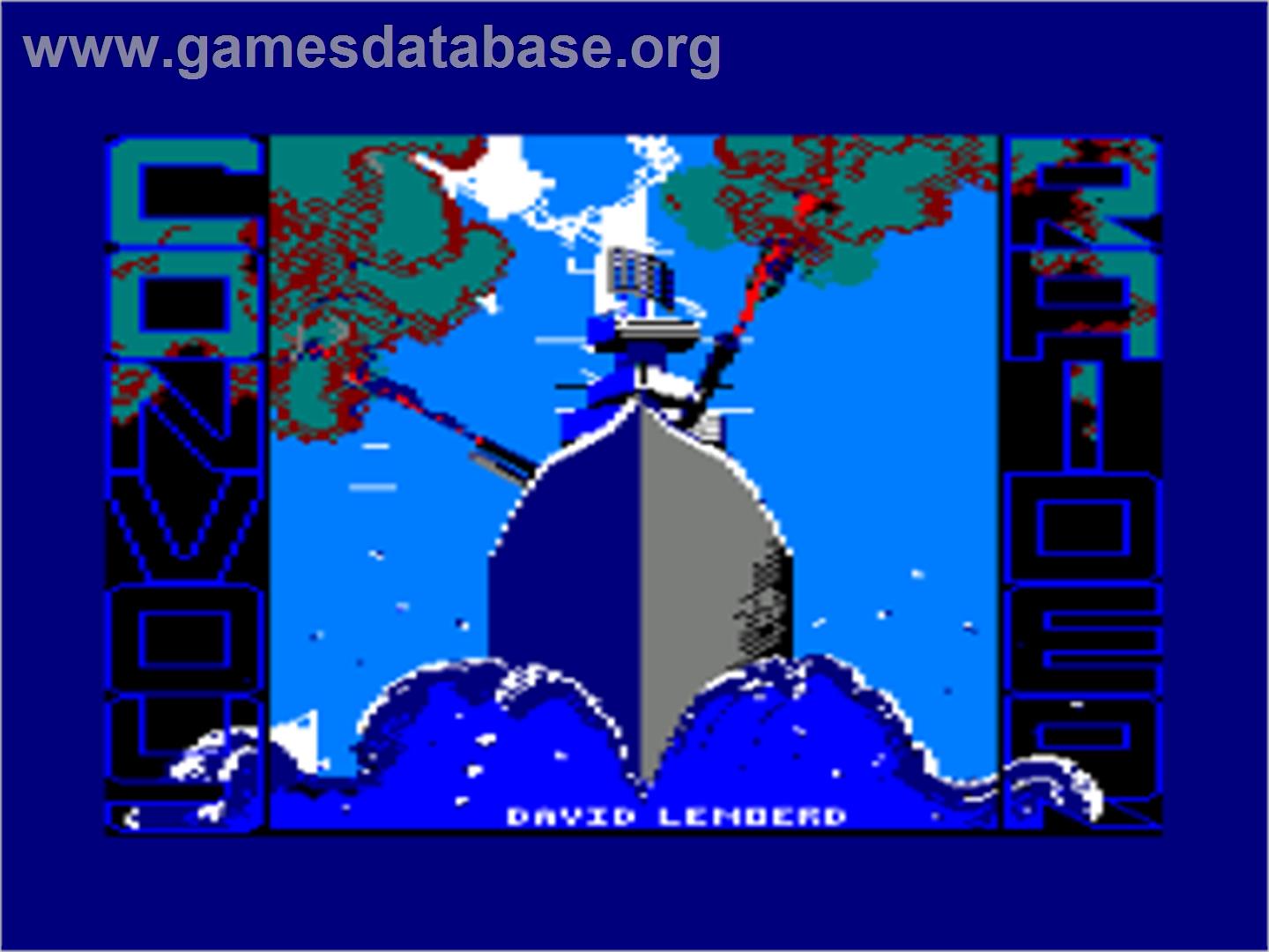 Convoy Raider - Amstrad CPC - Artwork - Title Screen