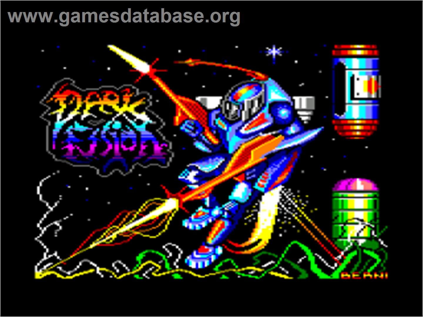 Dark Fusion - Amstrad CPC - Artwork - Title Screen