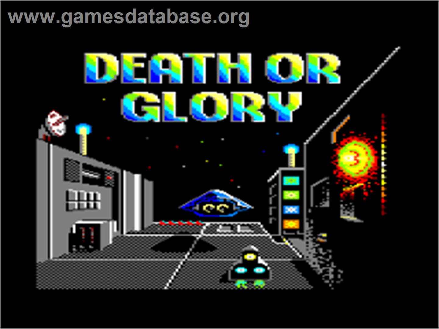 Death or Glory - Amstrad CPC - Artwork - Title Screen