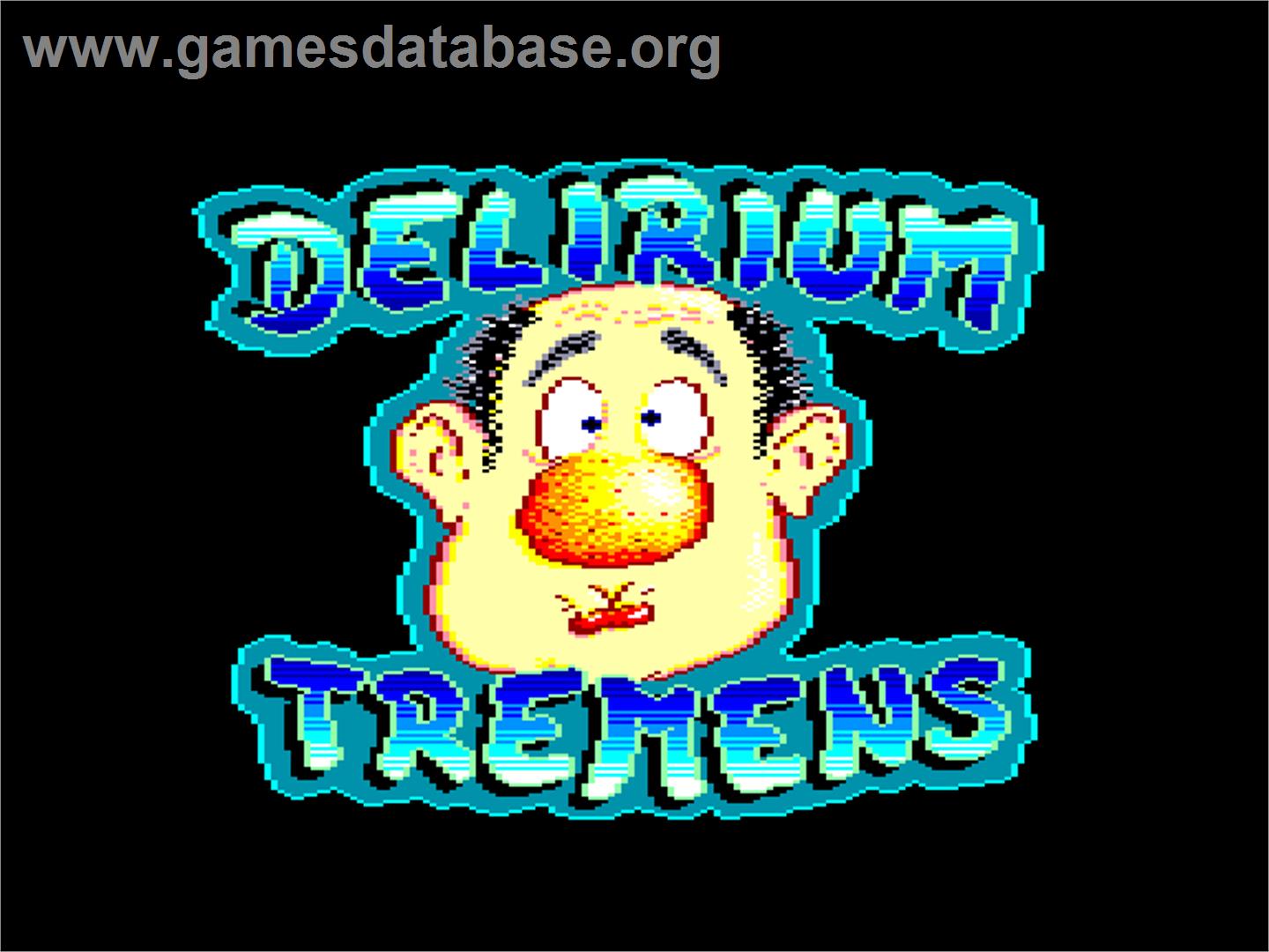Delirium Tremens - Amstrad CPC - Artwork - Title Screen