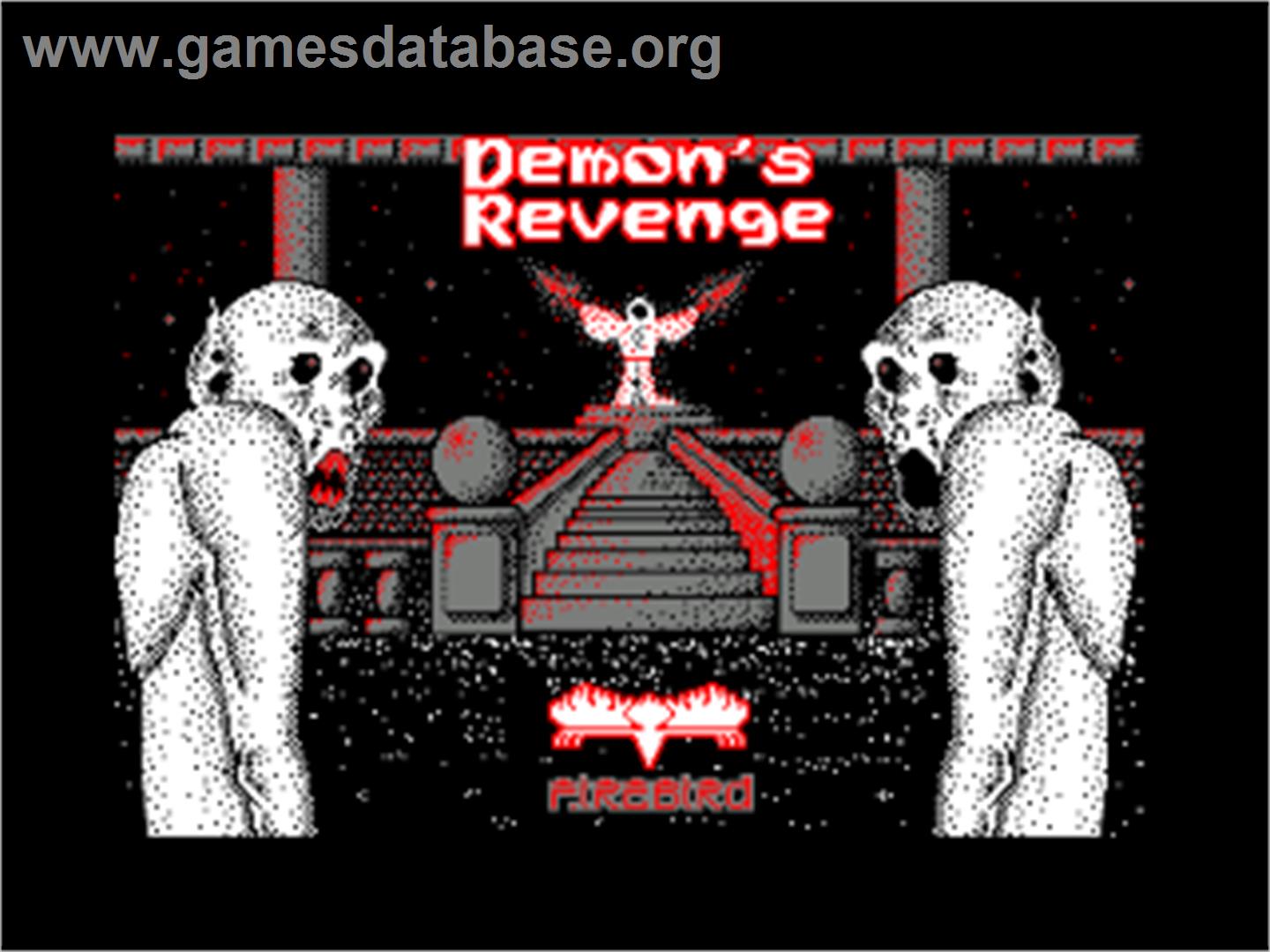Demon's Revenge - Amstrad CPC - Artwork - Title Screen