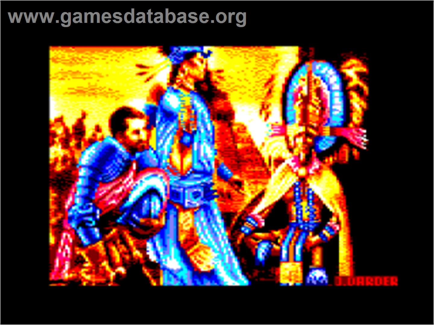 Diosa de Cozumel, La - Amstrad CPC - Artwork - Title Screen