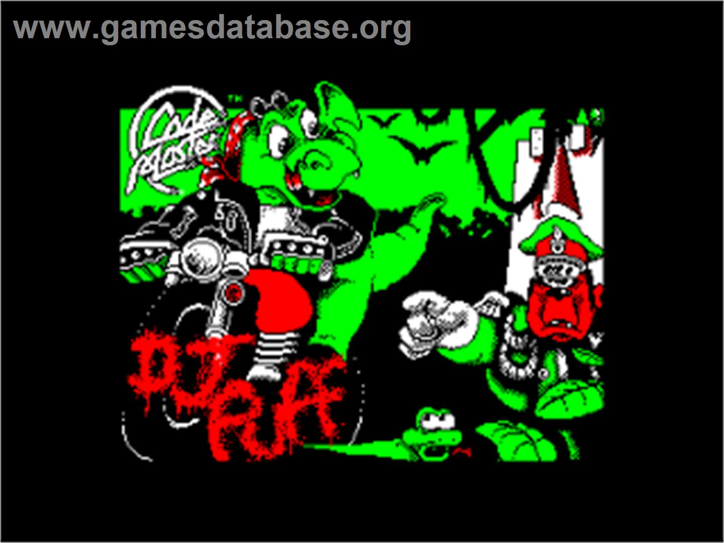 Dj Puff - Amstrad CPC - Artwork - Title Screen