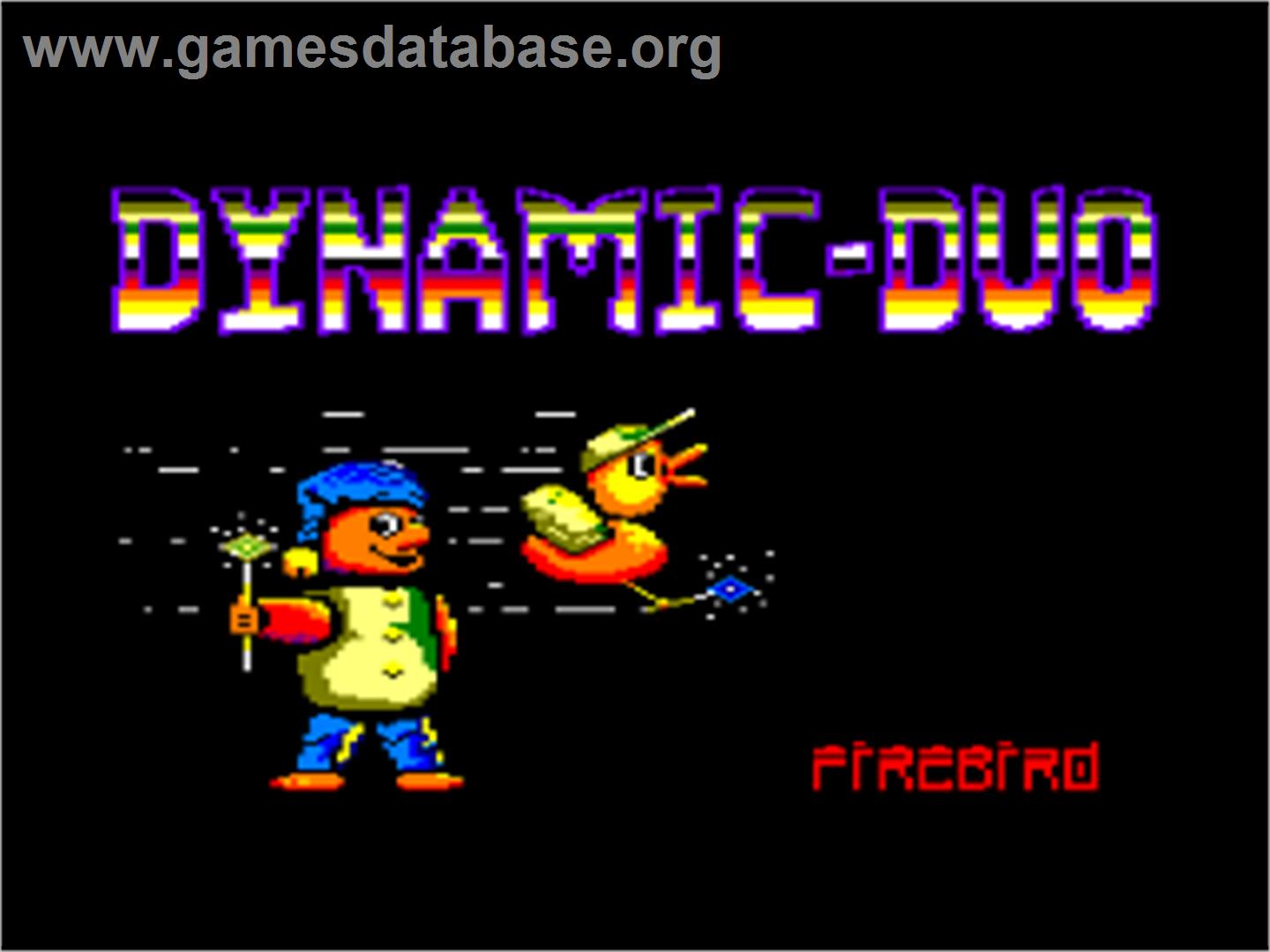Dynamite Dan II: Dr. Blitzen and the Islands of Arcanum - Amstrad CPC - Artwork - Title Screen