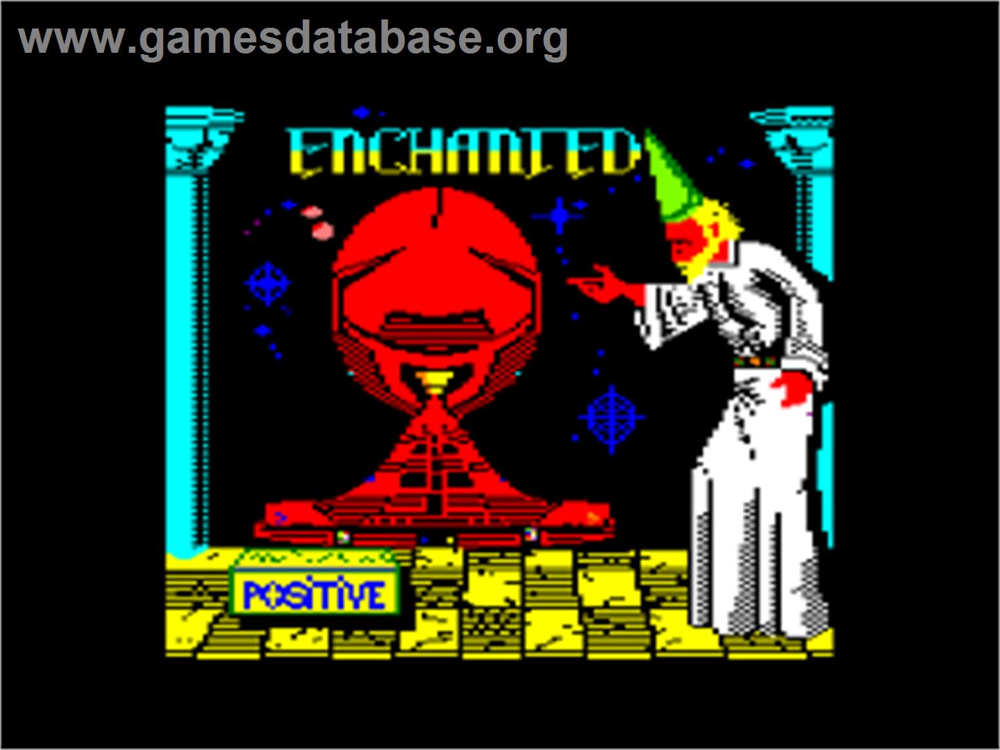 Enchanted - Amstrad CPC - Artwork - Title Screen