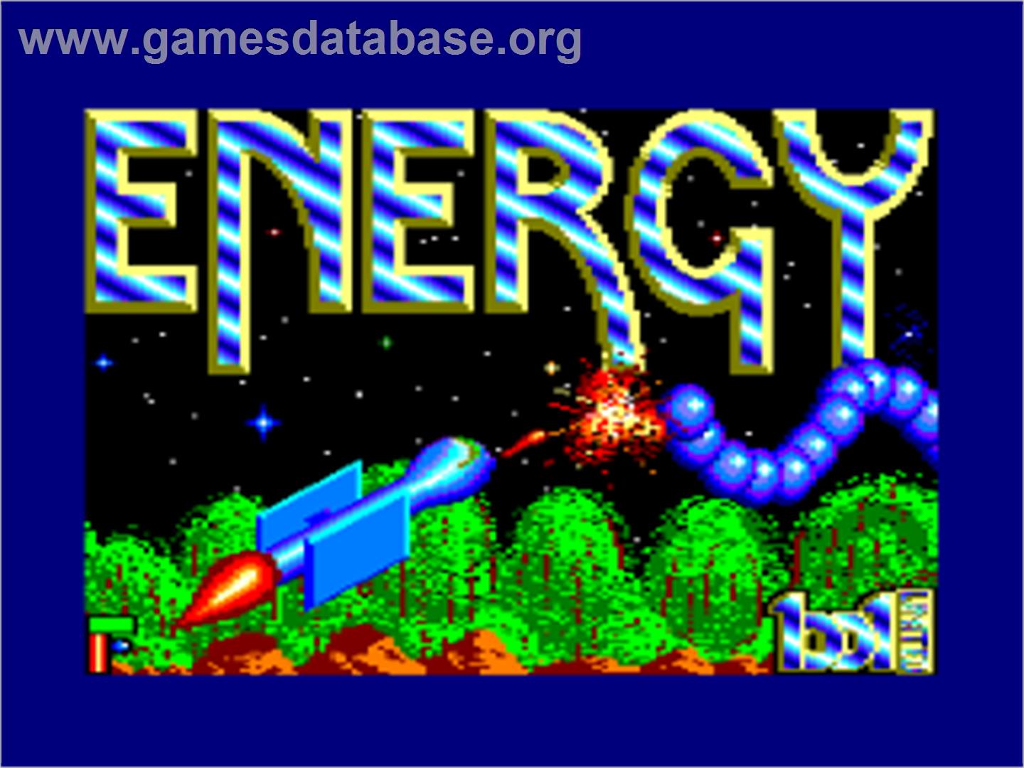 Energy Warrior - Amstrad CPC - Artwork - Title Screen